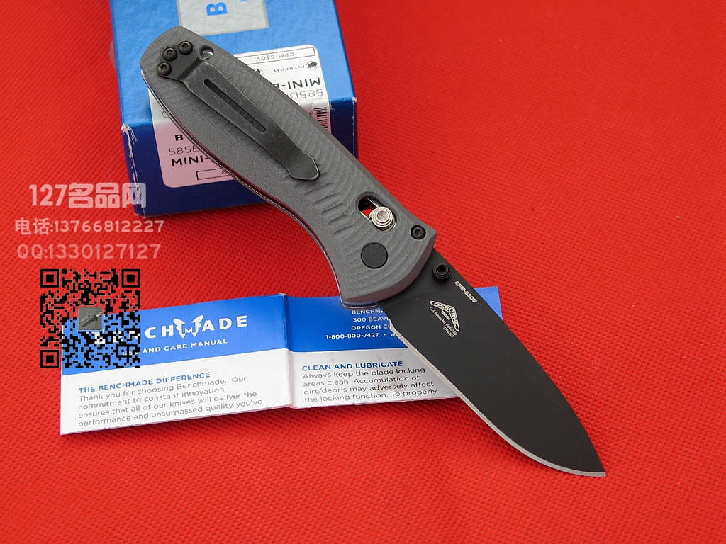 美国蝴蝶Benchmade 585BK2快开刀世界名刀