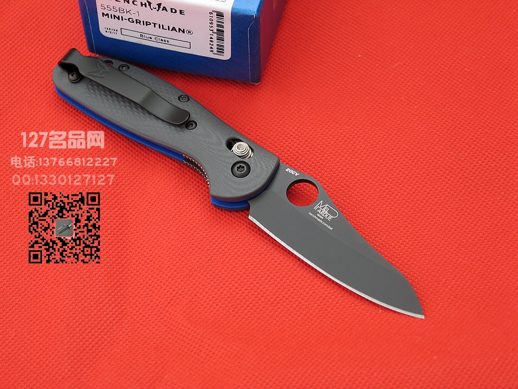 美国蝴蝶Benchmade 555BK-1迷你支配者折刀