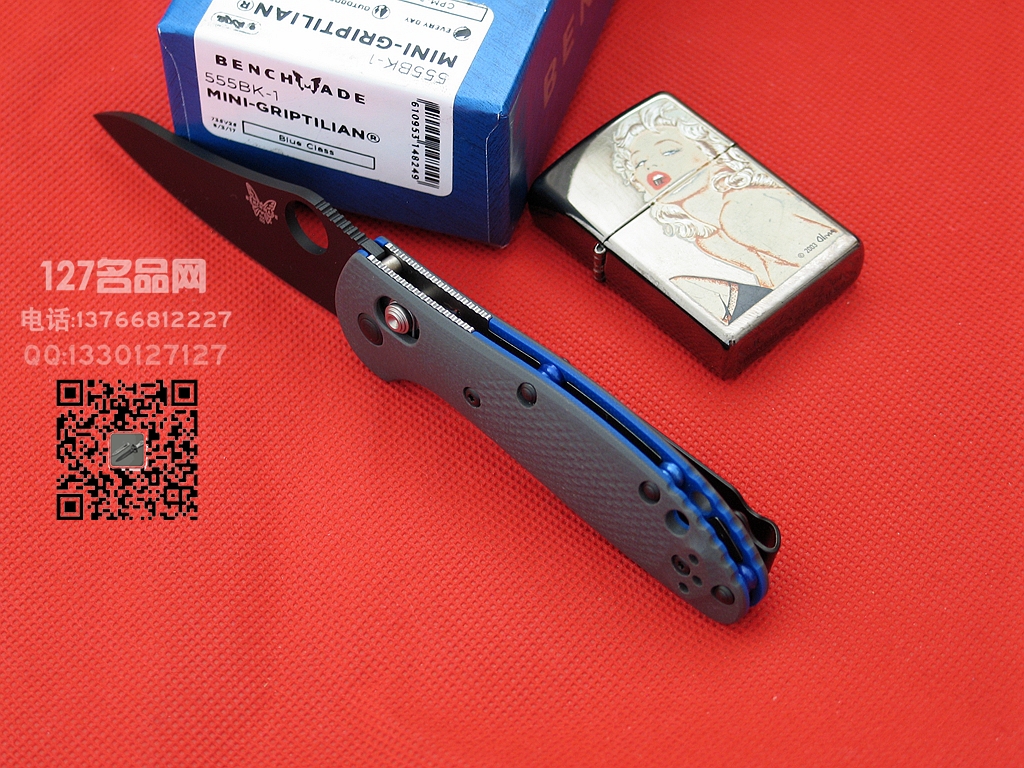 美国蝴蝶Benchmade 555BK-1迷你支配者折刀