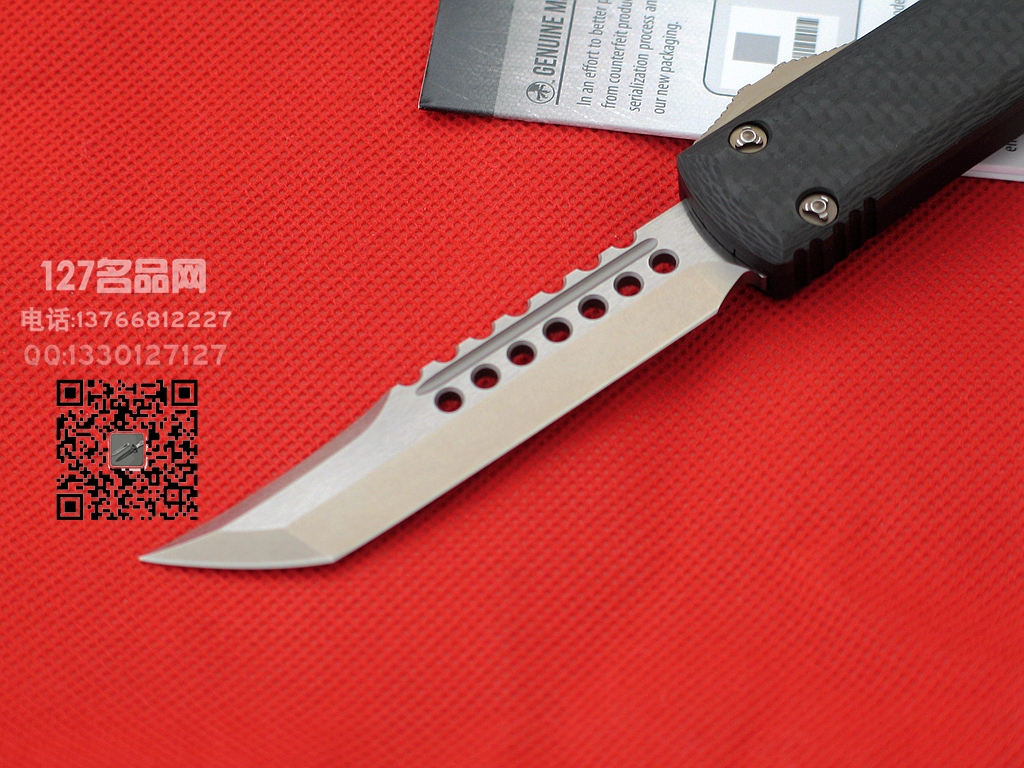 美国微技术MICROTECH 地狱犬碳纤维柄自动刀世界名刀