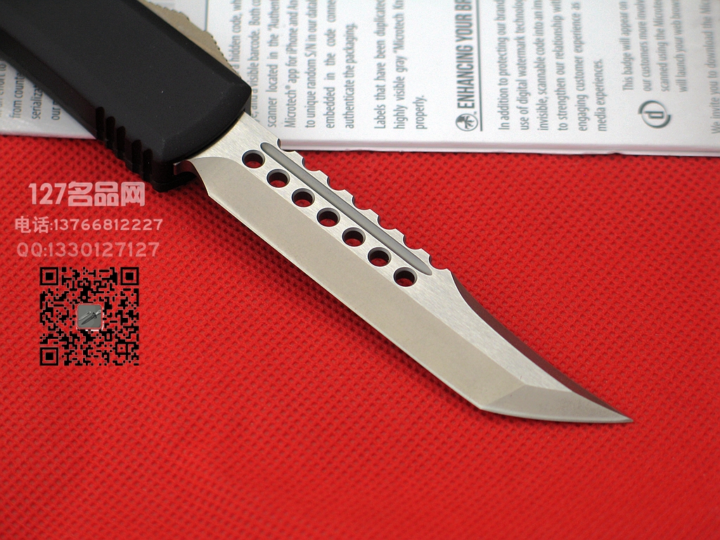 美国微技术MICROTECH 地狱犬碳纤维柄自动刀世界名刀