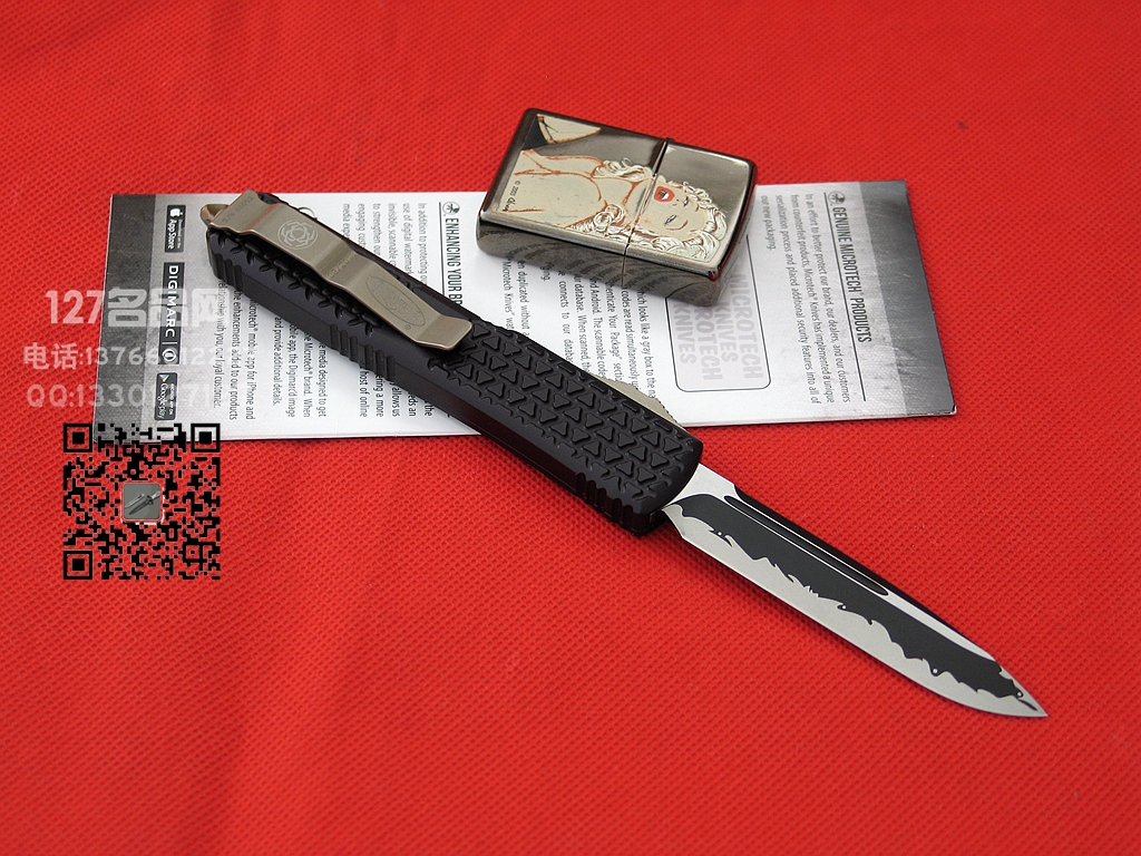 美国微技术MICROTECH 121定制版自动刀 世界名刀