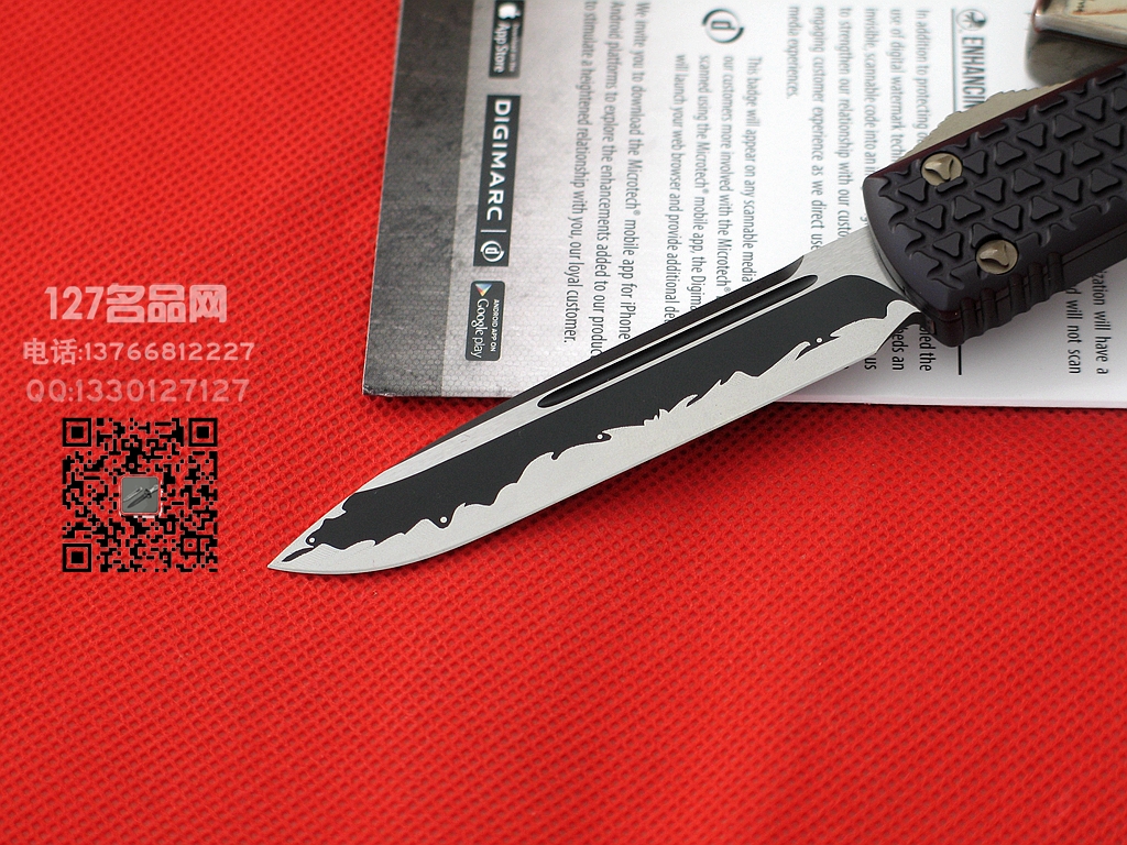 美国微技术MICROTECH 121定制版自动刀 世界名刀