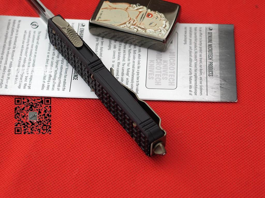 美国微技术MICROTECH 121定制版自动刀 世界名刀