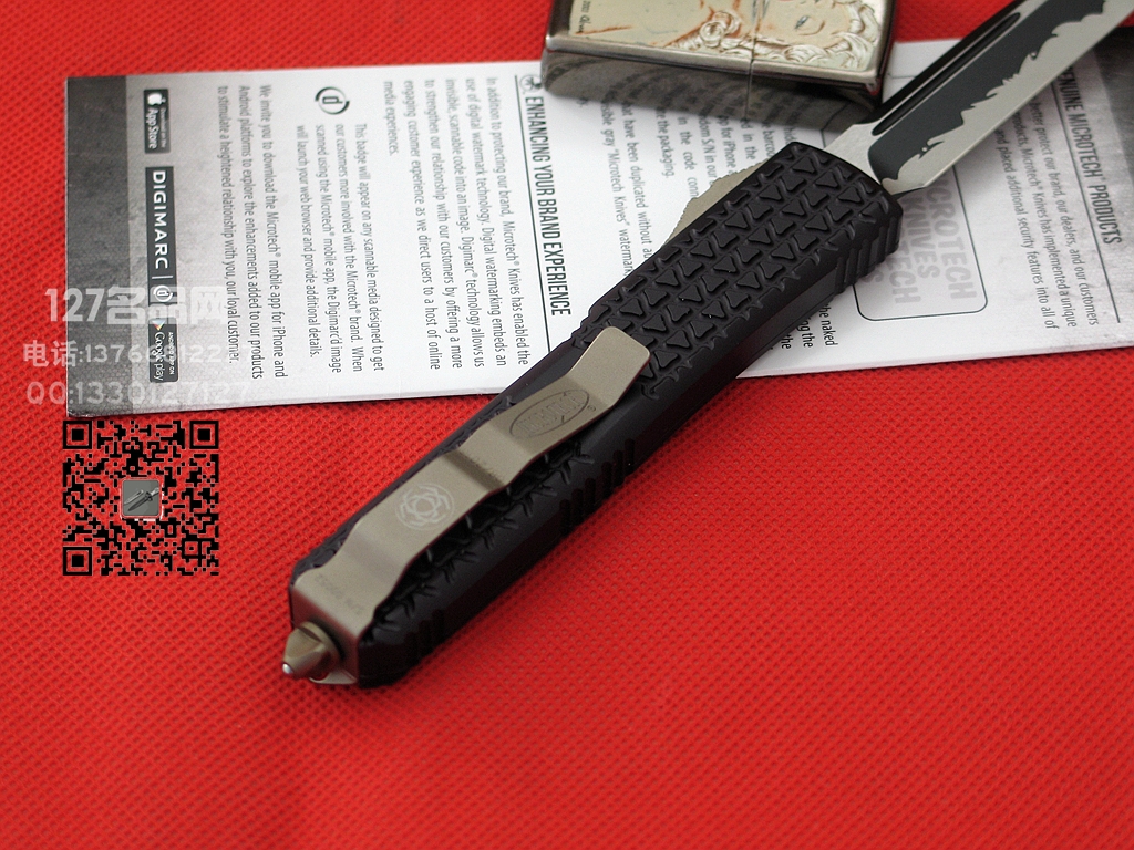 美国微技术MICROTECH 121定制版自动刀 世界名刀