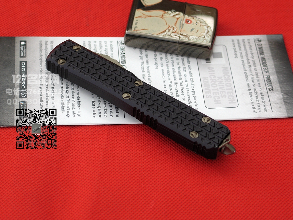 美国微技术MICROTECH 121定制版自动刀 世界名刀