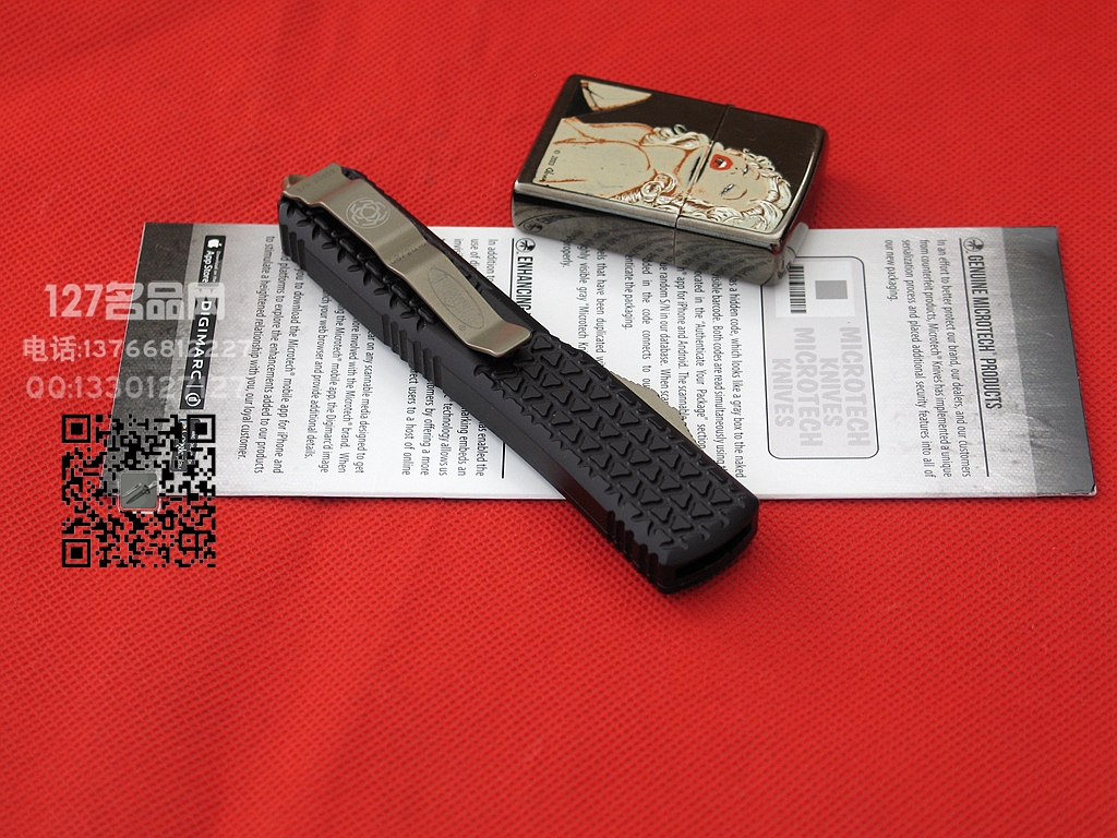 美国微技术MICROTECH 121定制版自动刀 世界名刀