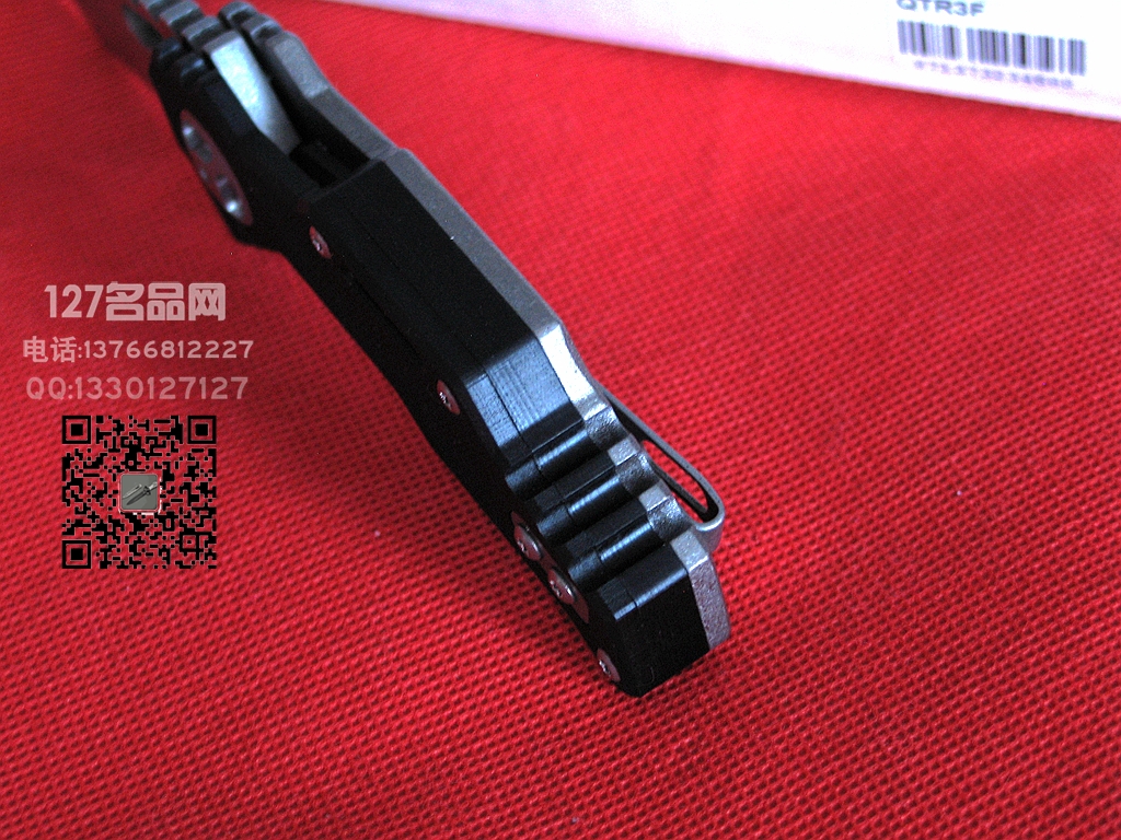 美国军需官QTRMSTR QTR-3F曼啄战术折刀