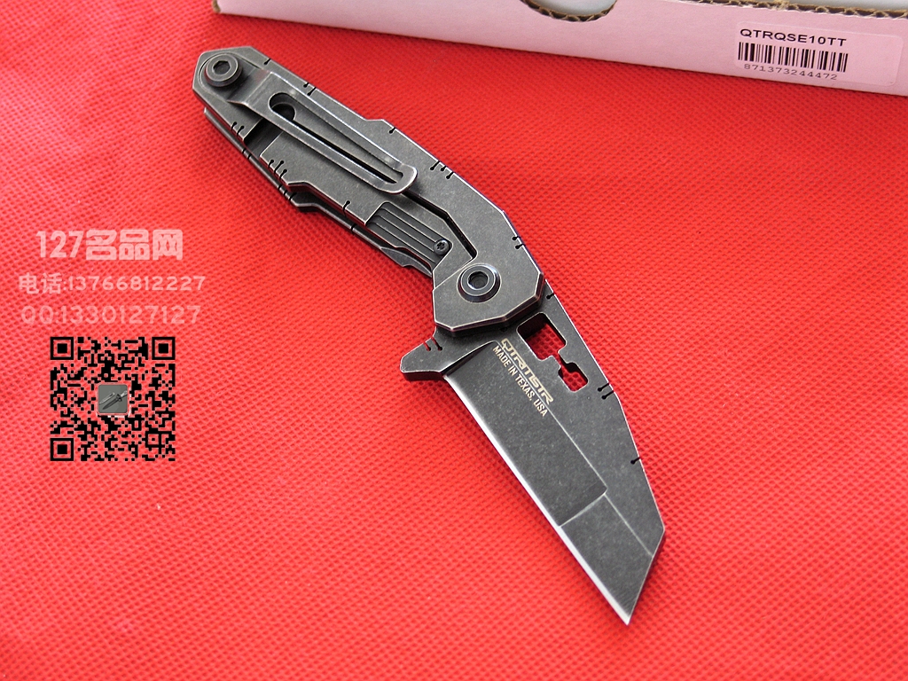 美国军需官QTRMSTR QSE-10彼弗 限量版战术折刀 