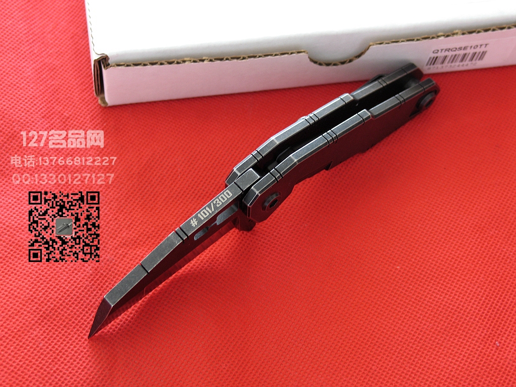 美国军需官QTRMSTR QSE-10彼弗 限量版战术折刀 