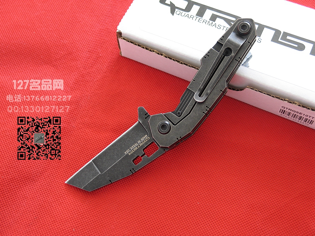 美国军需官QTRMSTR QSE-10彼弗 限量版战术折刀 