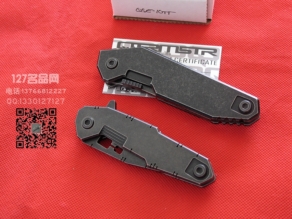 美国军需官QTRMSTR QSE-10彼弗 限量版战术折刀 