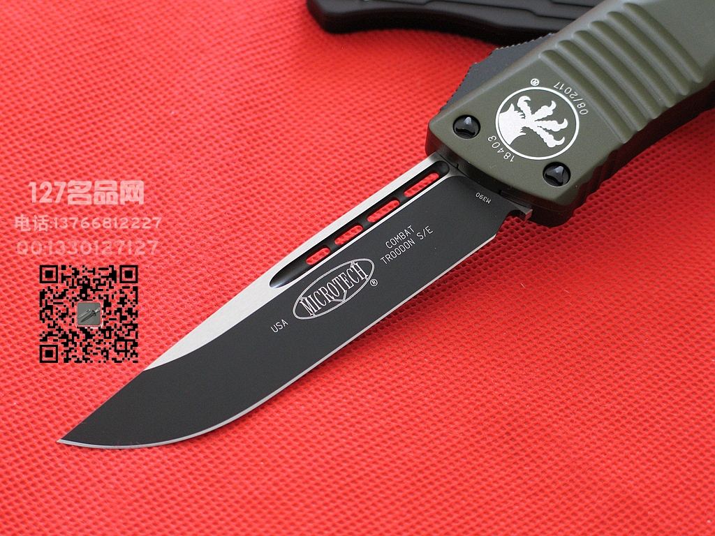 Microtech美国微技术143-1战术大恐龙m390钢