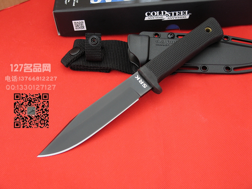 Cold Steel美国冷钢38CKC 3v钢求生救援刀127名品 