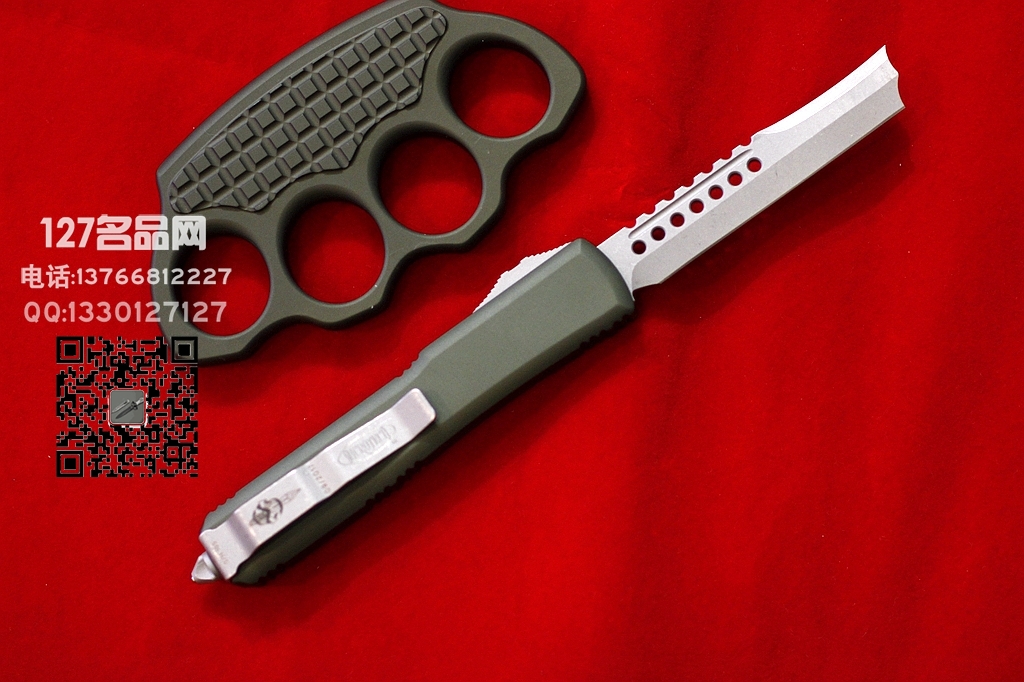 美国微技术Microtech USN限量版剃刀刃剑标 指虎套装