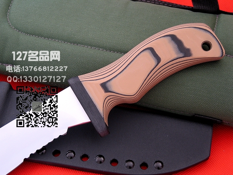 美国疯狗MadDog  蚀刻版半齿战术刃 世界名刃 127名品网 