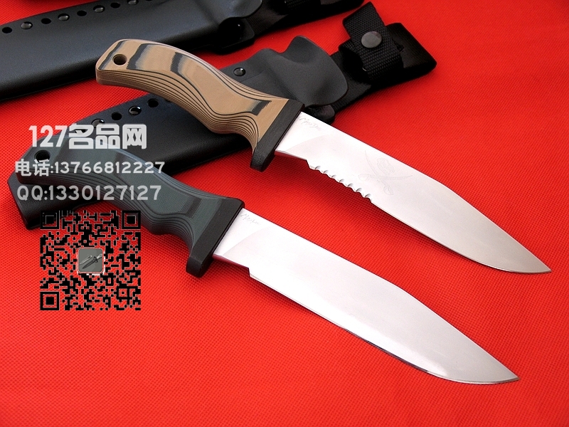 美国疯狗MadDog  蚀刻版半齿战术刃 世界名刃 127名品网 
