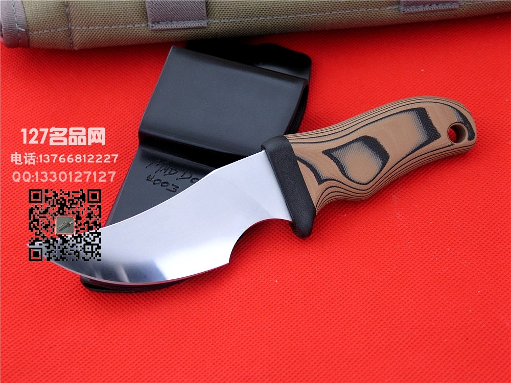 美国疯狗MadDog 犀牛蚀刻烧刃限量手签版 世界名刃127名品网