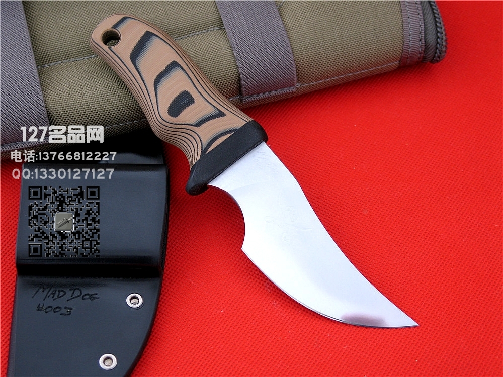 美国疯狗MadDog 犀牛蚀刻烧刃限量手签版 世界名刃127名品网
