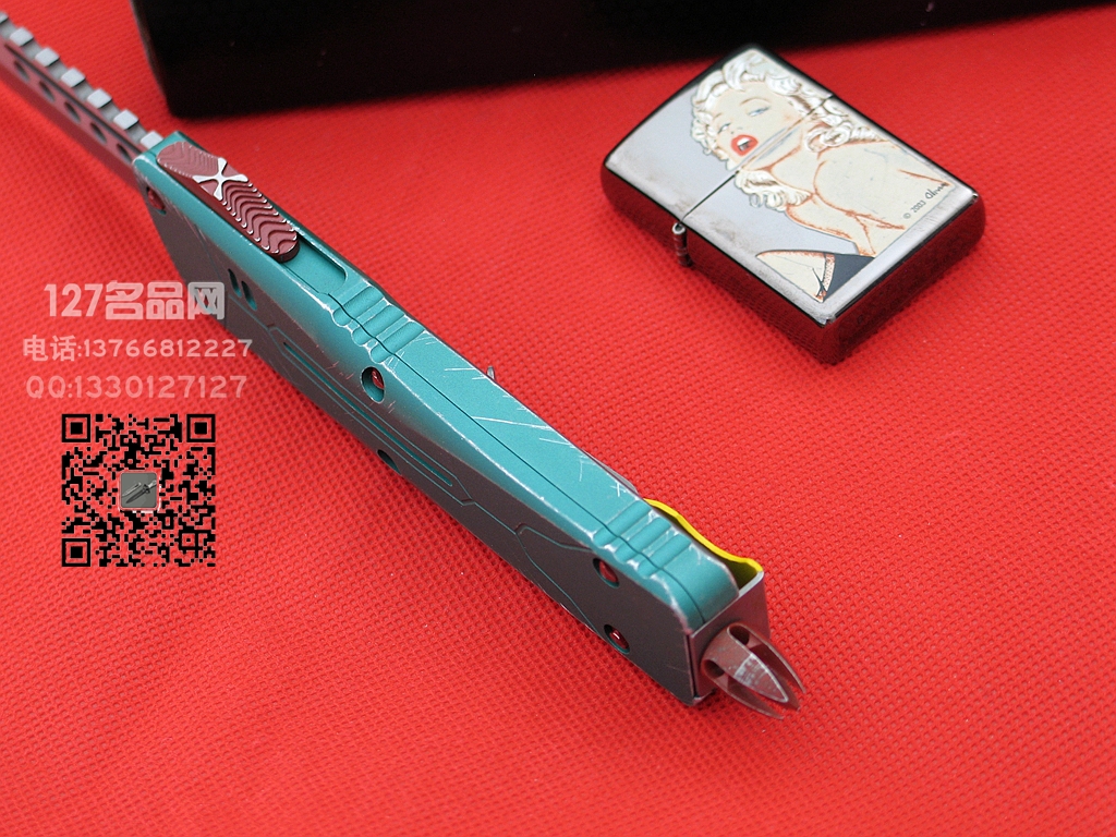 美国微技术Microtech  219-10BH 赏金猎人地狱犬大龙 天启缎面