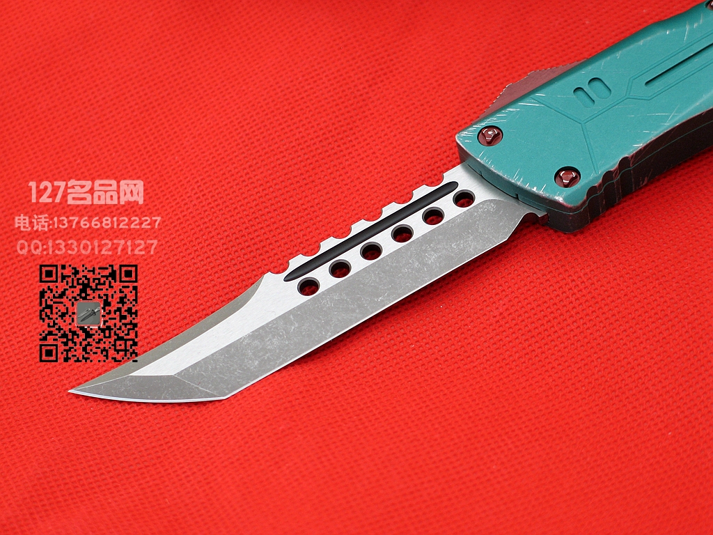 美国微技术Microtech  219-10BH 赏金猎人地狱犬大龙 天启缎面