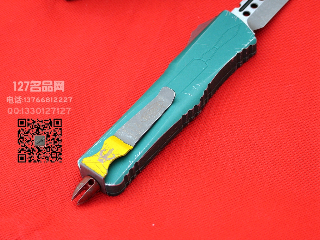美国微技术Microtech  219-10BH 赏金猎人地狱犬大龙 天启缎面