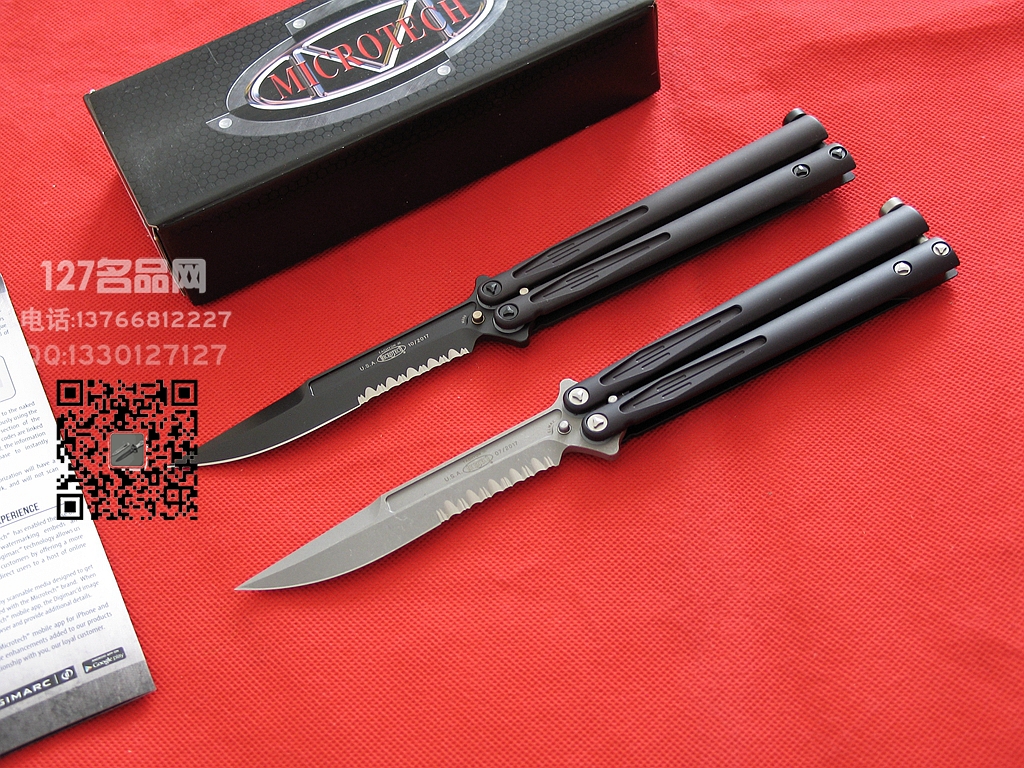 美国微技MICROTECH 微技术 173-11蝴蝶刀 127名品