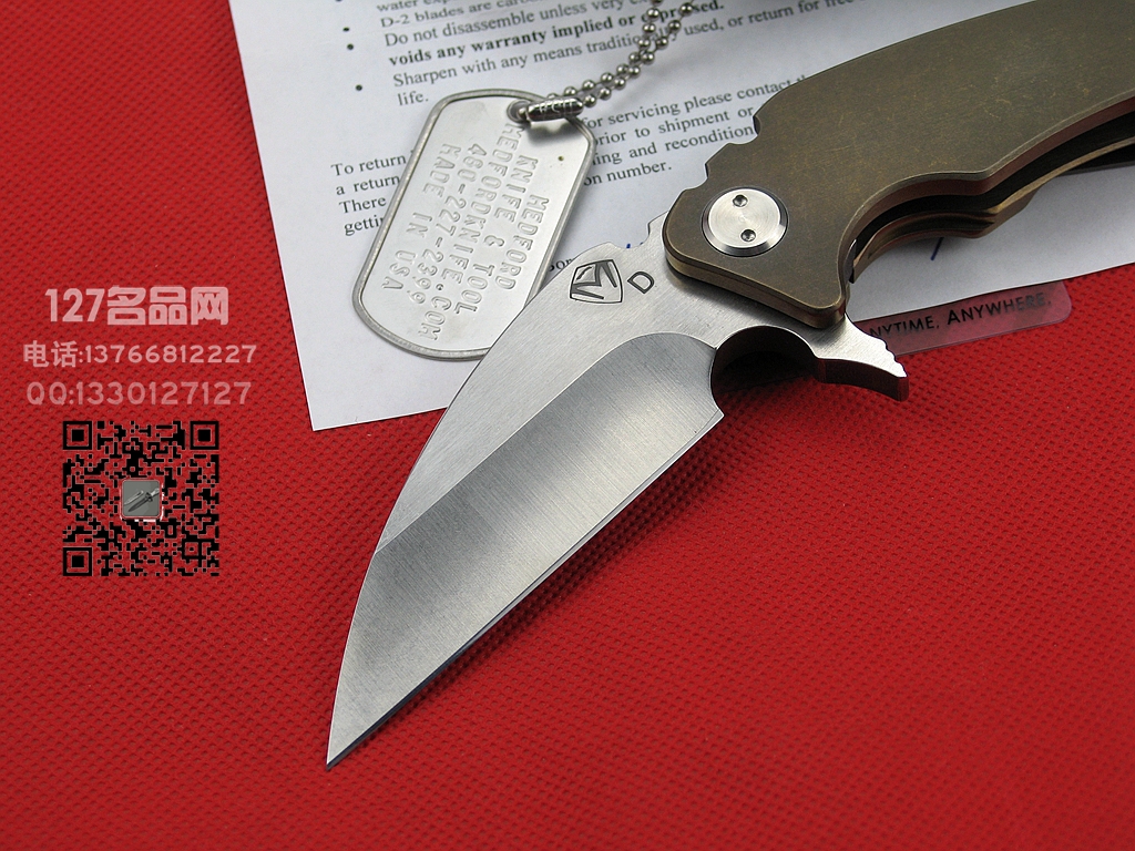 美国梅德伏德/Medford MKT MA06DV-02AN钛柄格斗爪刀