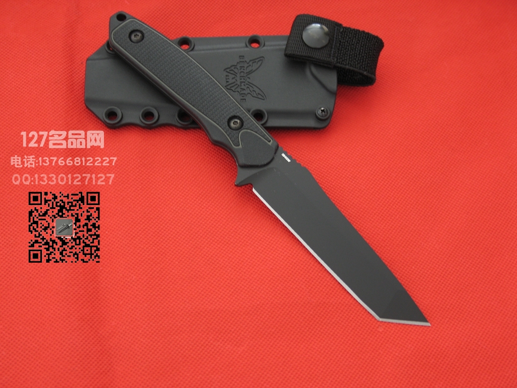 BENCHMADE蝴蝶167BKT头战术直刀 世界名刀