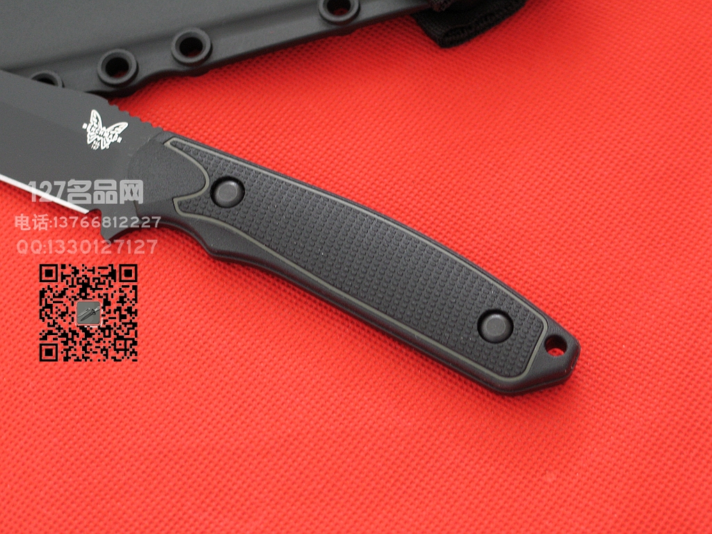 BENCHMADE蝴蝶167BKT头战术直刀 世界名刀