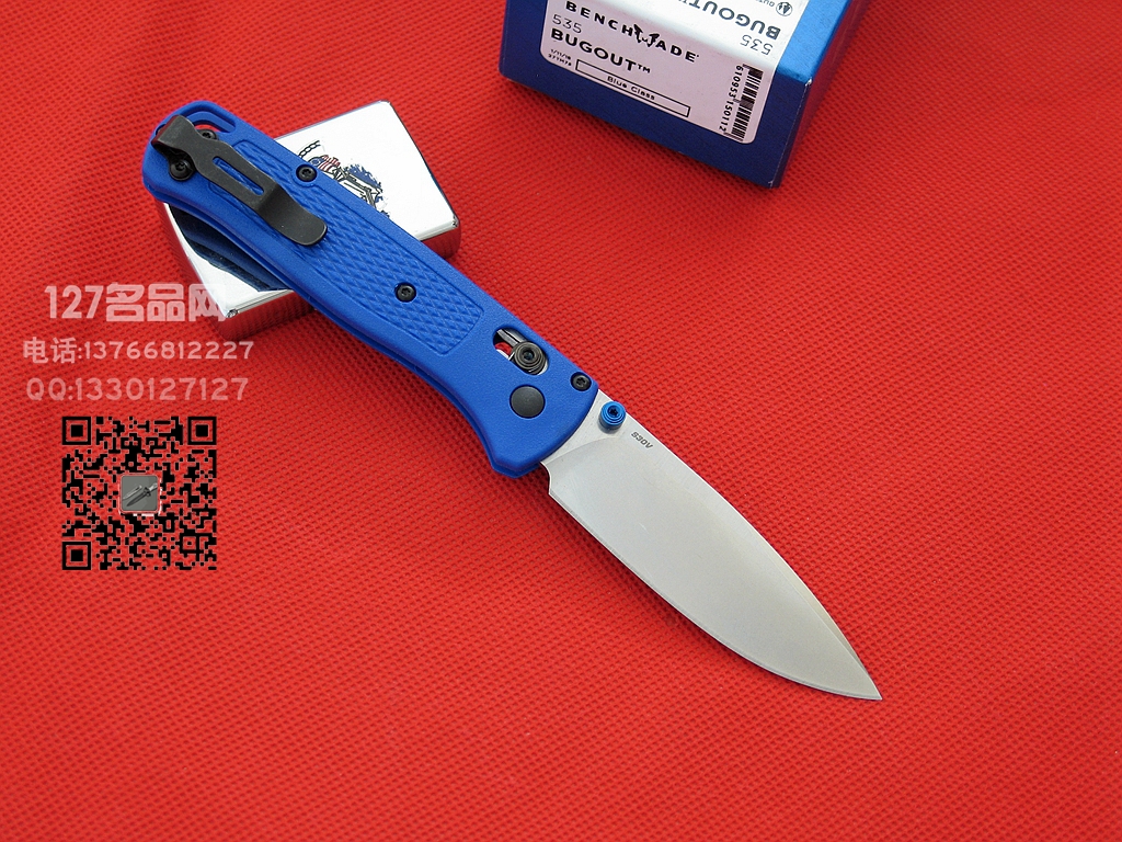 BENCHMADE蝴蝶535蓝色型折刀127世界名刀