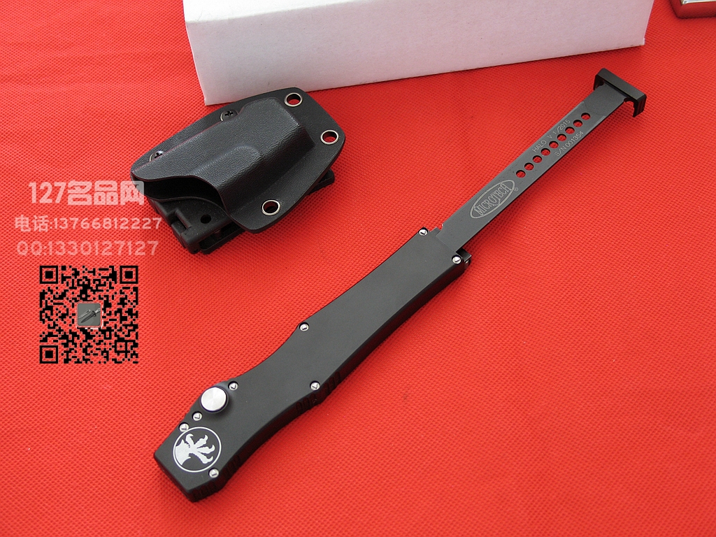 微技术Microtech H.A.L.O V150军用版超弹力直跳名刀