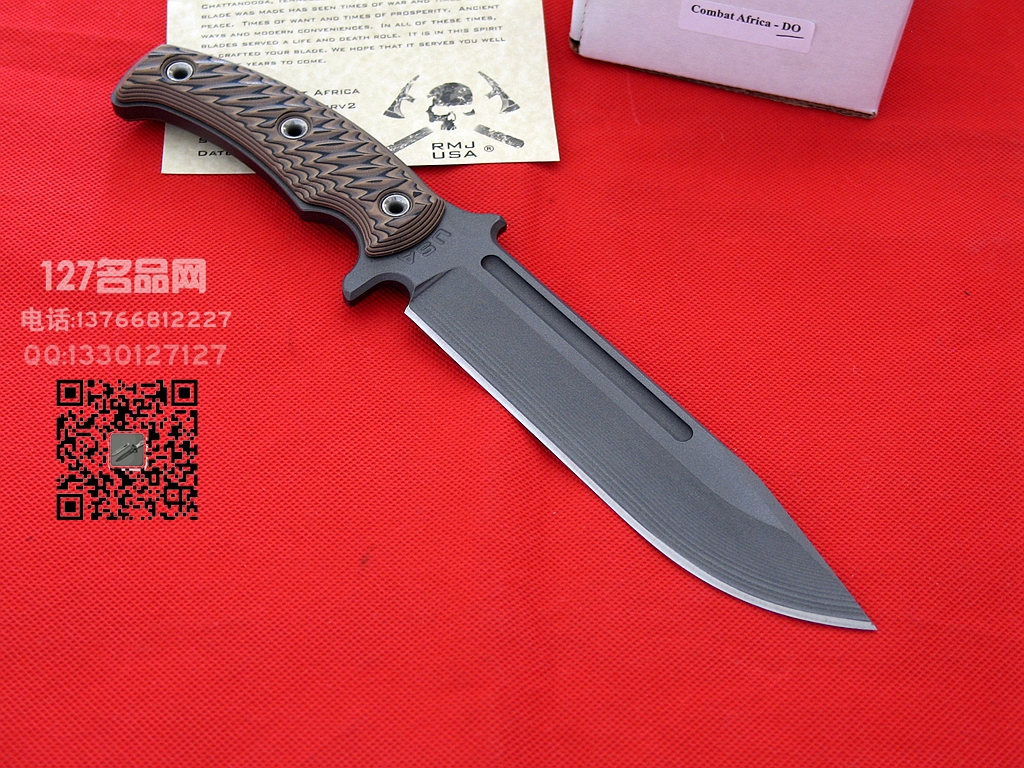 美国RMJ COMBAT AFRICA-DO非洲战斗刀 127名品