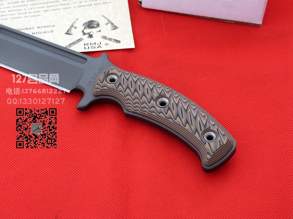 美国RMJ COMBAT AFRICA-DO非洲战斗刀 127名品