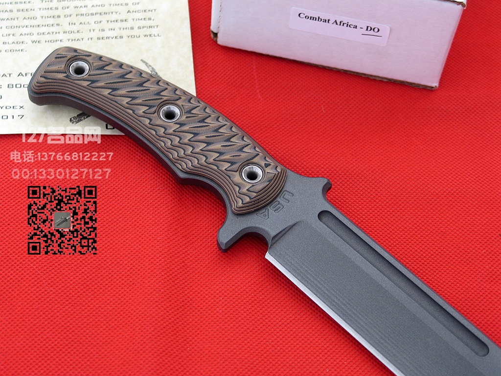 美国RMJ COMBAT AFRICA-DO非洲战斗刀 127名品
