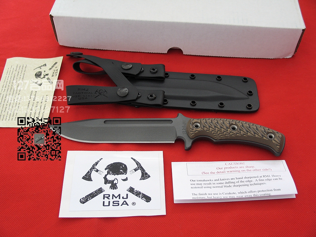 美国RMJ COMBAT AFRICA-DO非洲战斗刀 127名品