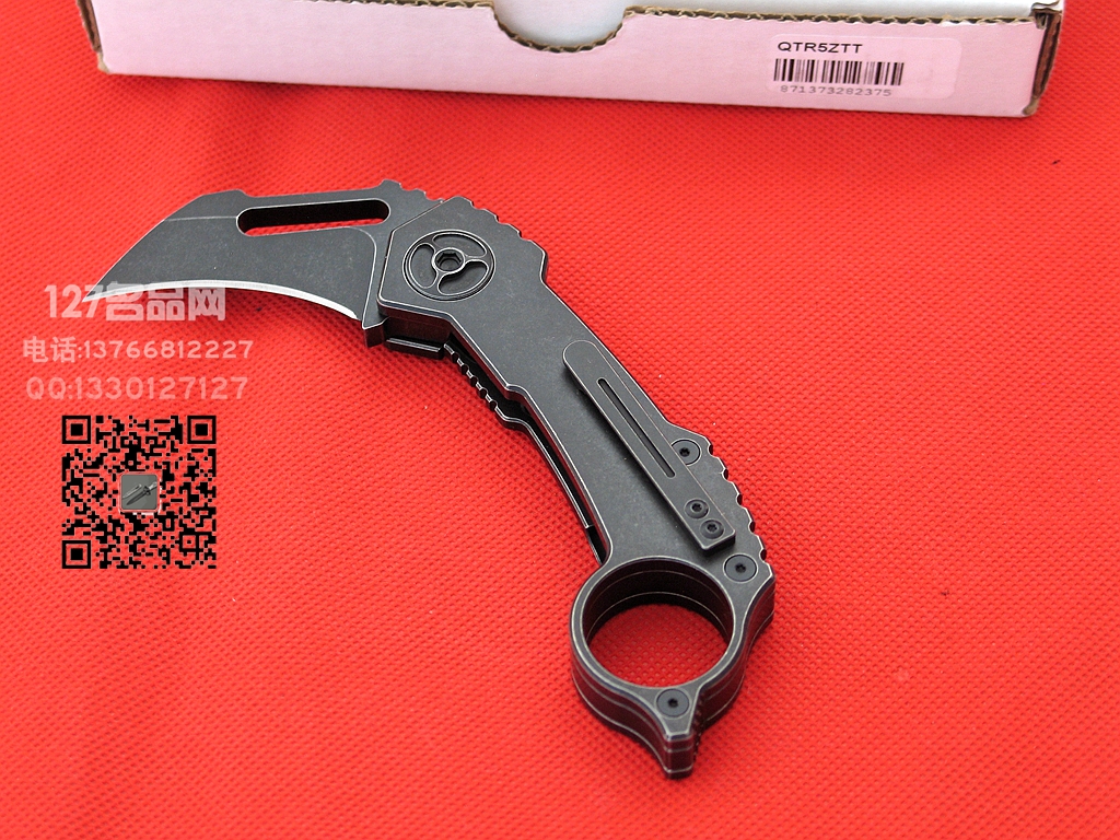 Quartermaster美国军需官 QTR5ZTT爪刀 S35VN钢钛柄