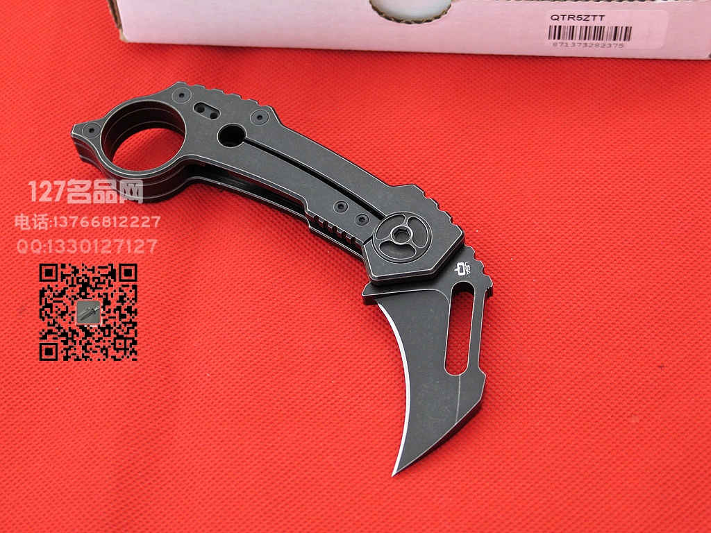Quartermaster美国军需官 QTR5ZTT爪刀 S35VN钢钛柄