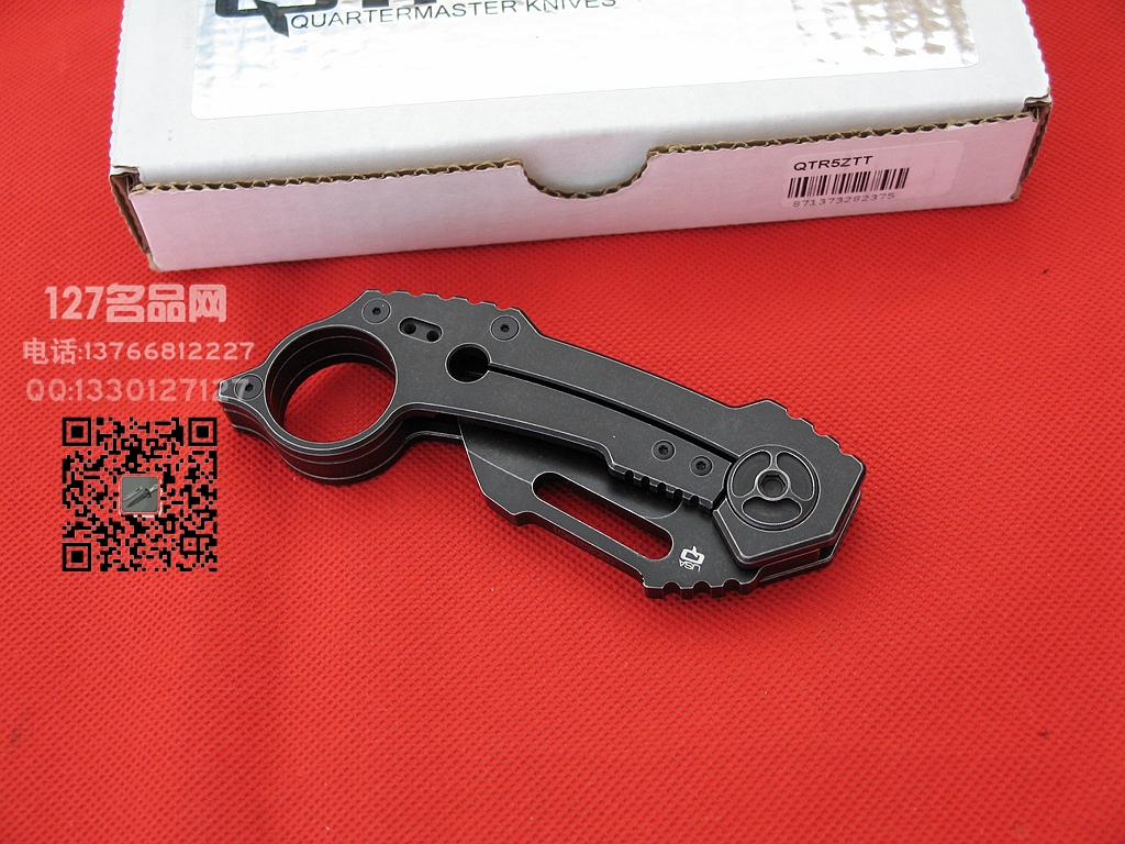 Quartermaster美国军需官 QTR5ZTT爪刀 S35VN钢钛柄