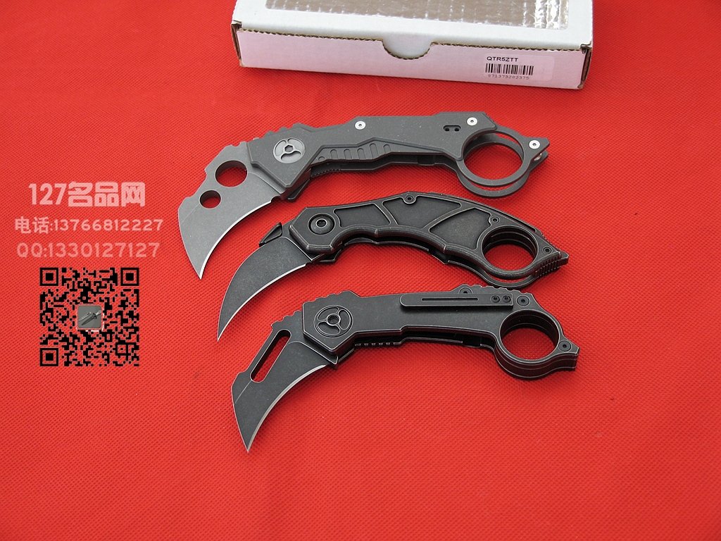 Quartermaster美国军需官 QTR5ZTT爪刀 S35VN钢钛柄