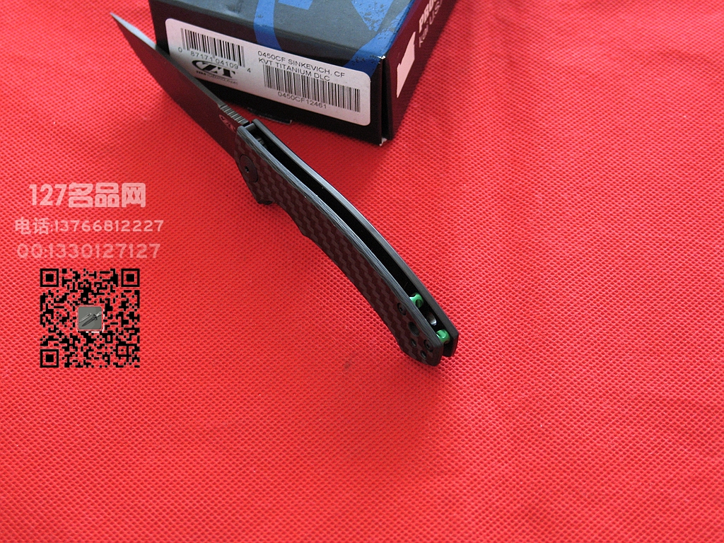 Zero Tolerance美国零误差0450CF碳纤维柄轻型折刀