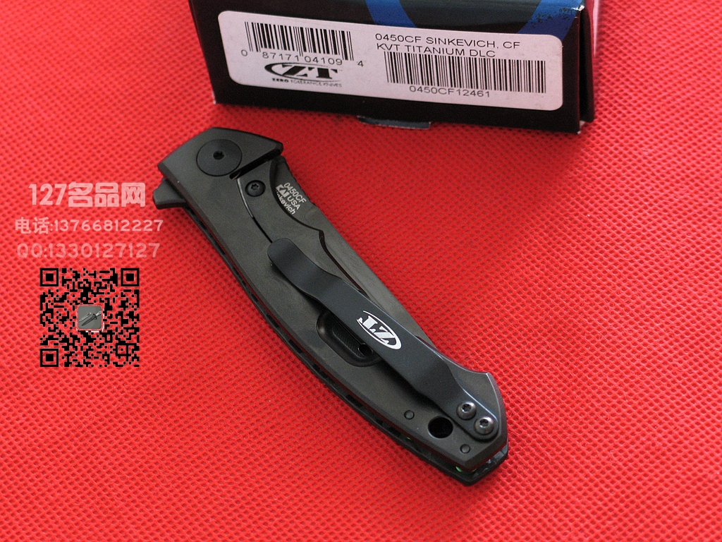 Zero Tolerance美国零误差0450CF碳纤维柄轻型折刀