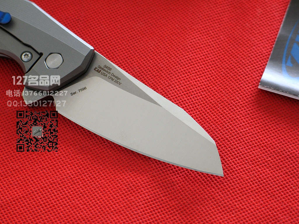 美国ZT零误差Zero Tolerance0456 钛柄 CPM 20CV钢快开刀