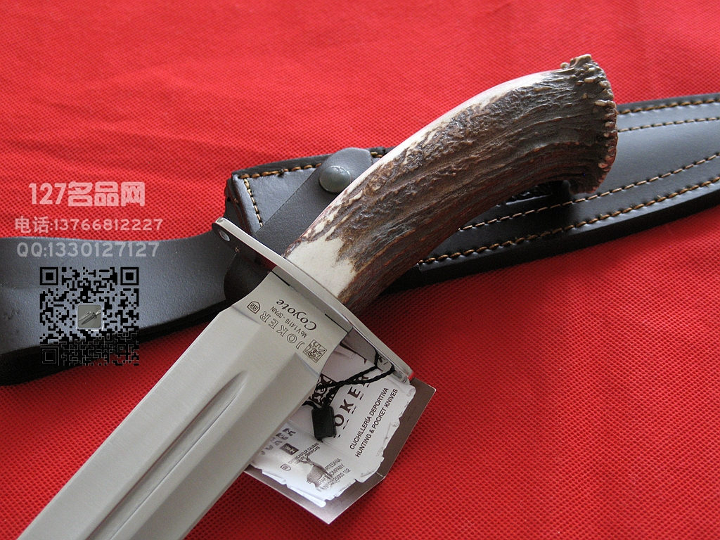 Muela西班牙鹿牌CN-07巴蒂斯手工双刃刀 狩猎刀