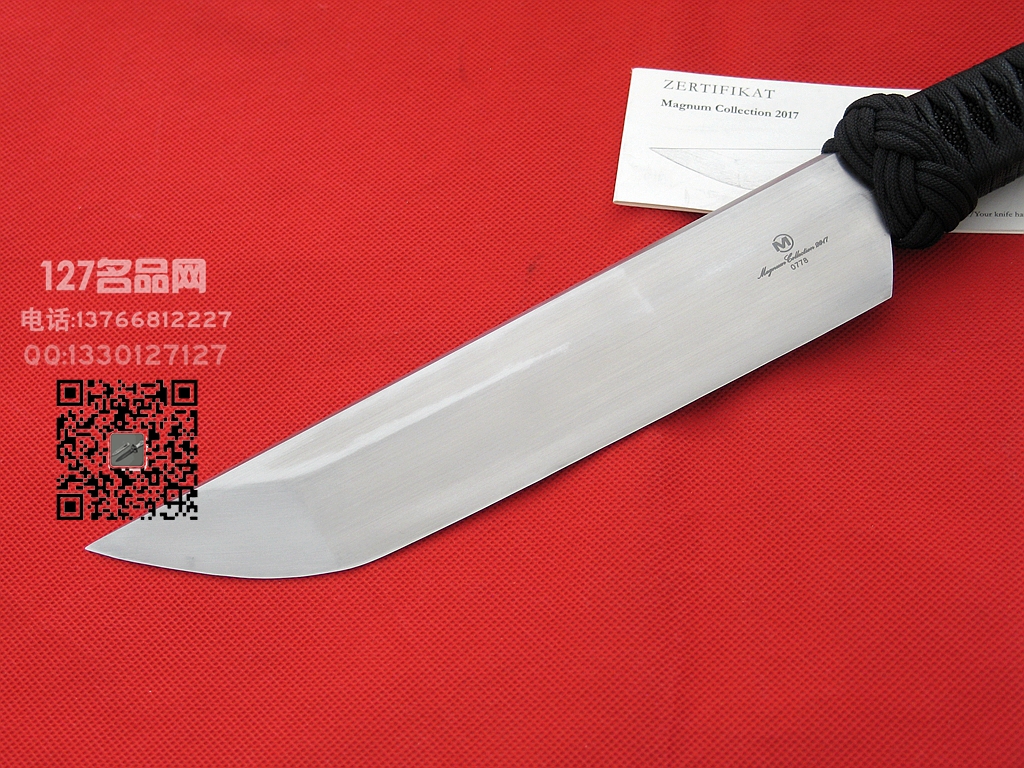 Boker博克限定版  鱼皮柄日式缠绳柄武士