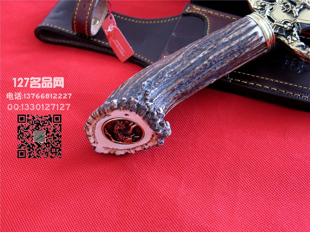 Muela西班牙鹿牌CERVUS-26L驯鹿"双刃直刀军刀猎刀127名品网