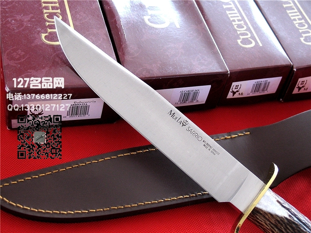 Muela西班牙鹿牌SARRIO-23A手工刃狩猎刃127名品网