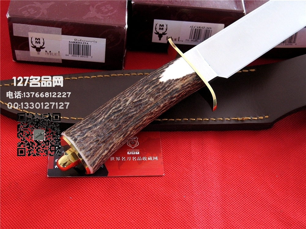 Muela西班牙鹿牌SARRIO-23A手工刃狩猎刃127名品网