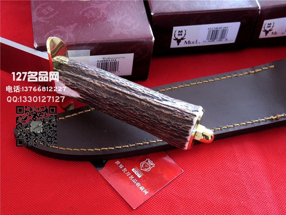 Muela西班牙鹿牌SARRIO-23A手工刃狩猎刃127名品网
