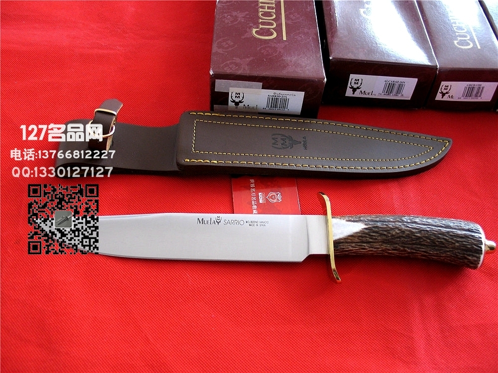 Muela西班牙鹿牌SARRIO-23A手工刃狩猎刃127名品网